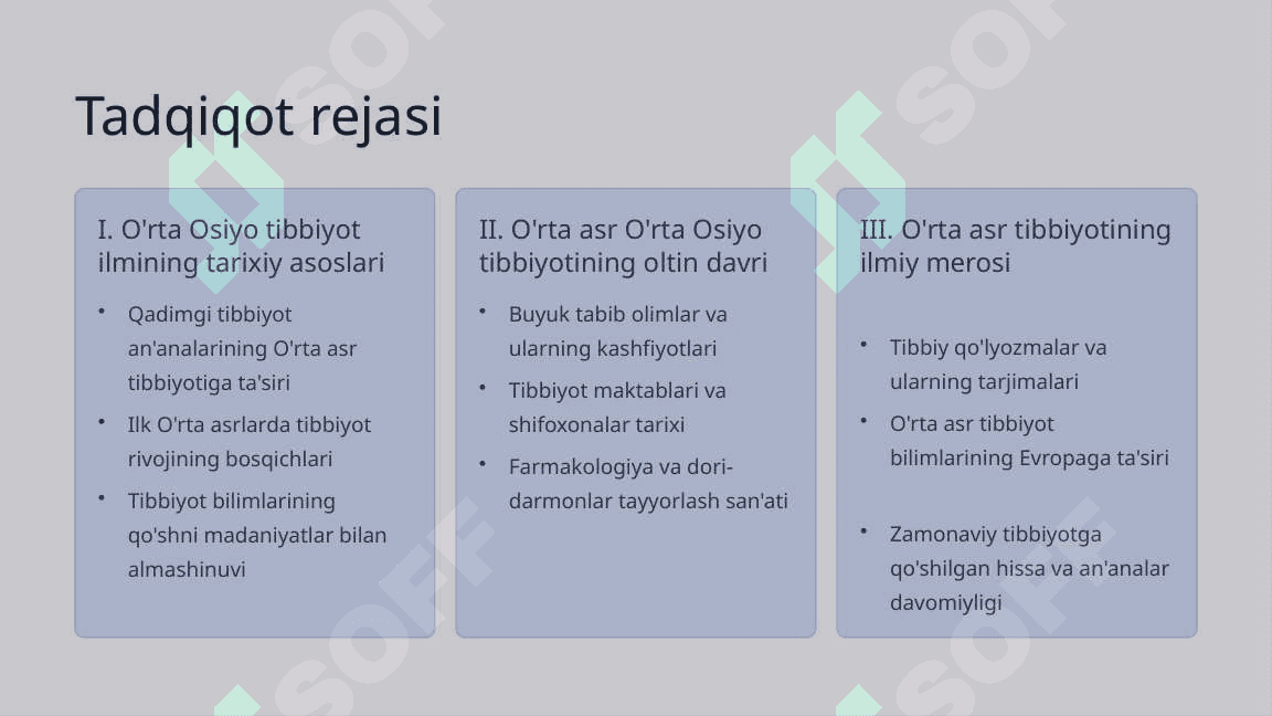 O'rta Osiyo davlatlarida O'rta asr davridagi tibbiyot 2