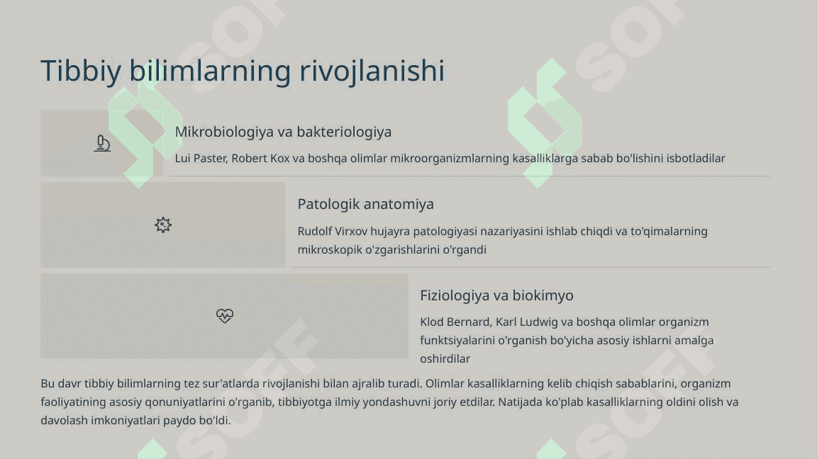 Ovrupo mamlakatlarida sanoat kapitalizmi davridagi tibbiyot 4