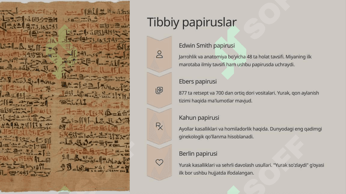 Qadimgi Misr tibbiyoti Kasallarni davolash 4