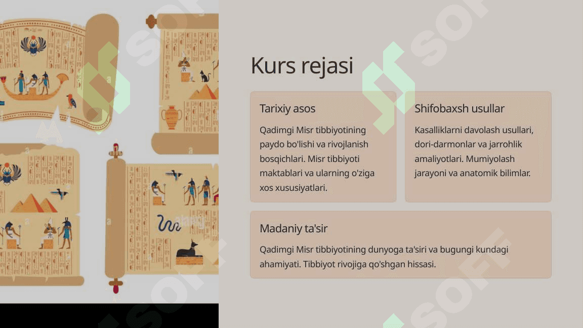 Qadimgi Misr tibbiyoti tarixi va rivojlanishi 2