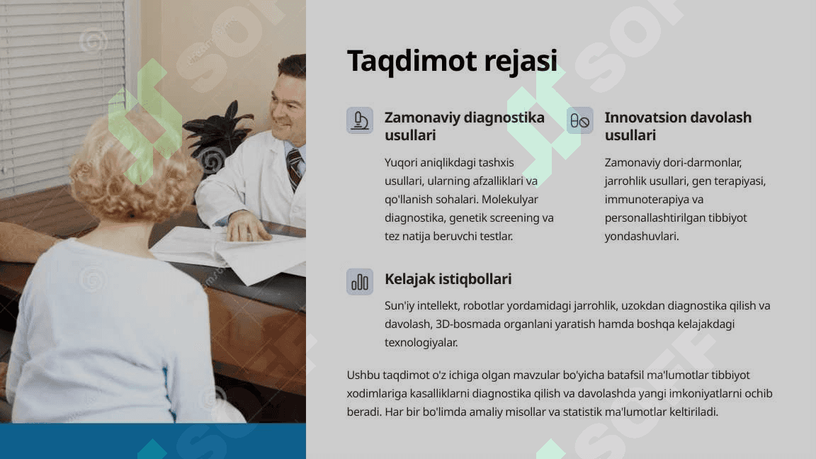 Zamonaviy tibbiyot diagnostika va davolash sohasidagi kashfiyotlar 2