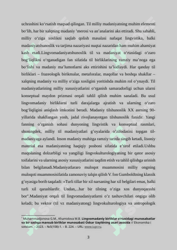 Leksik birliklarning madaniy genetikasi 3