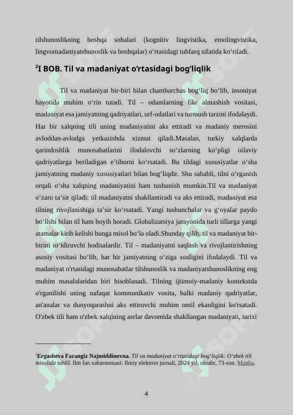 Leksik birliklarning madaniy genetikasi 4