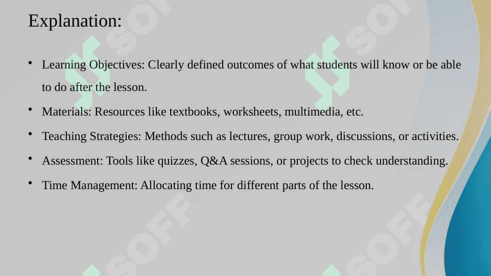 Planning for Teaching and Learning 3