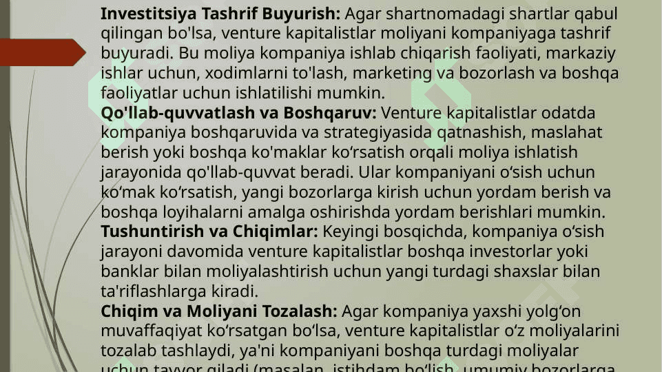 Innovatsion loyihalarni venchurli moliyalashtirish 6