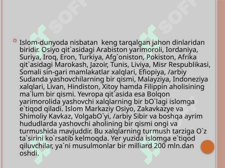 Islom dini tarixi va falsafasi. 3