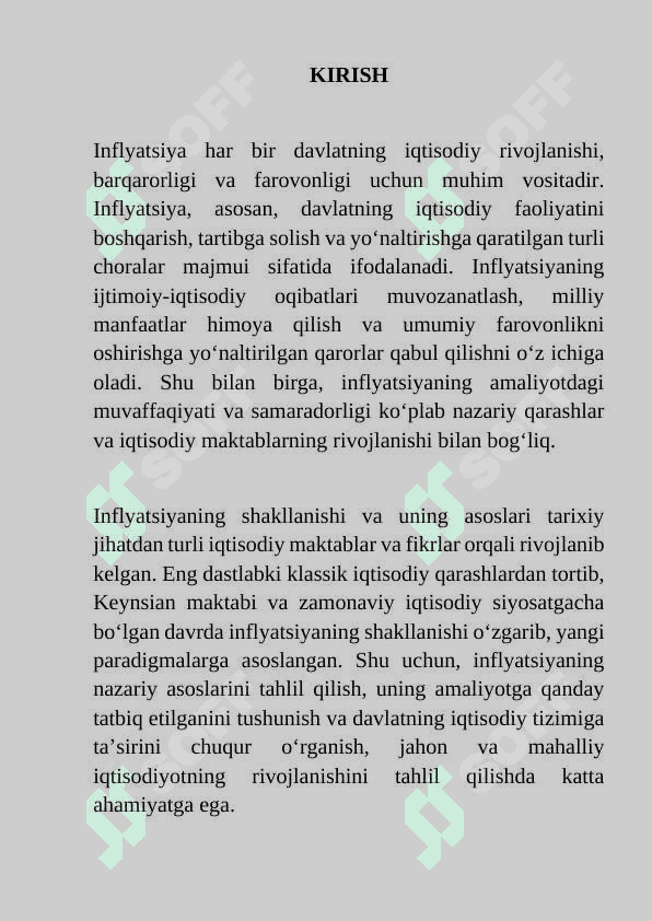 Inflyatsiyaning ijtimoiy-iqtisodiy oqibatlari 2