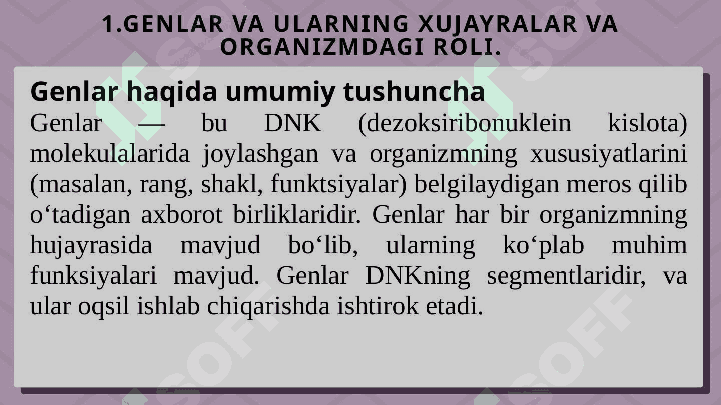 Genlar  ta'sirini  boshqarilishi, xujayra differentsirovkasi 3