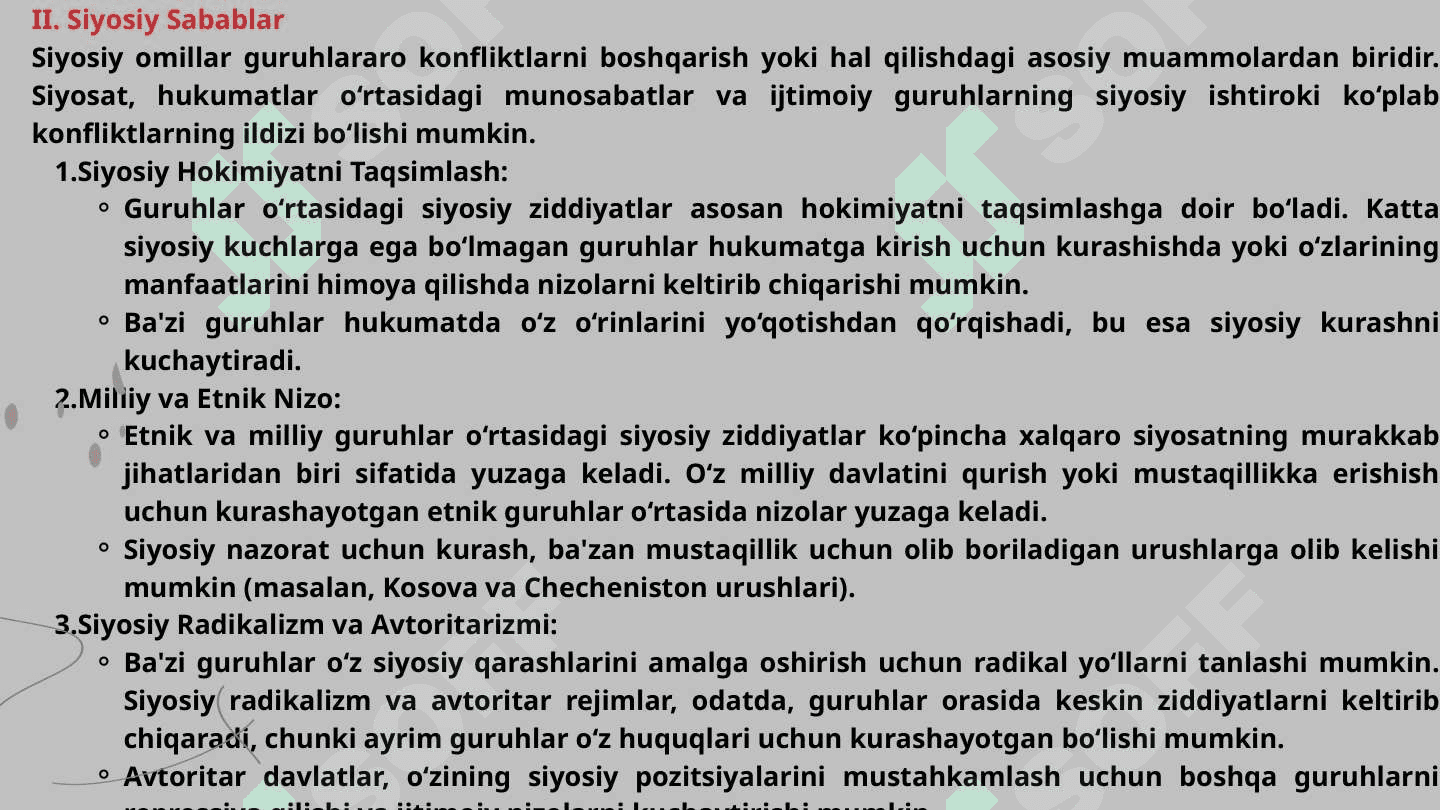 Guruhlararo konfliktlarning sabab  va oqibatlari 4
