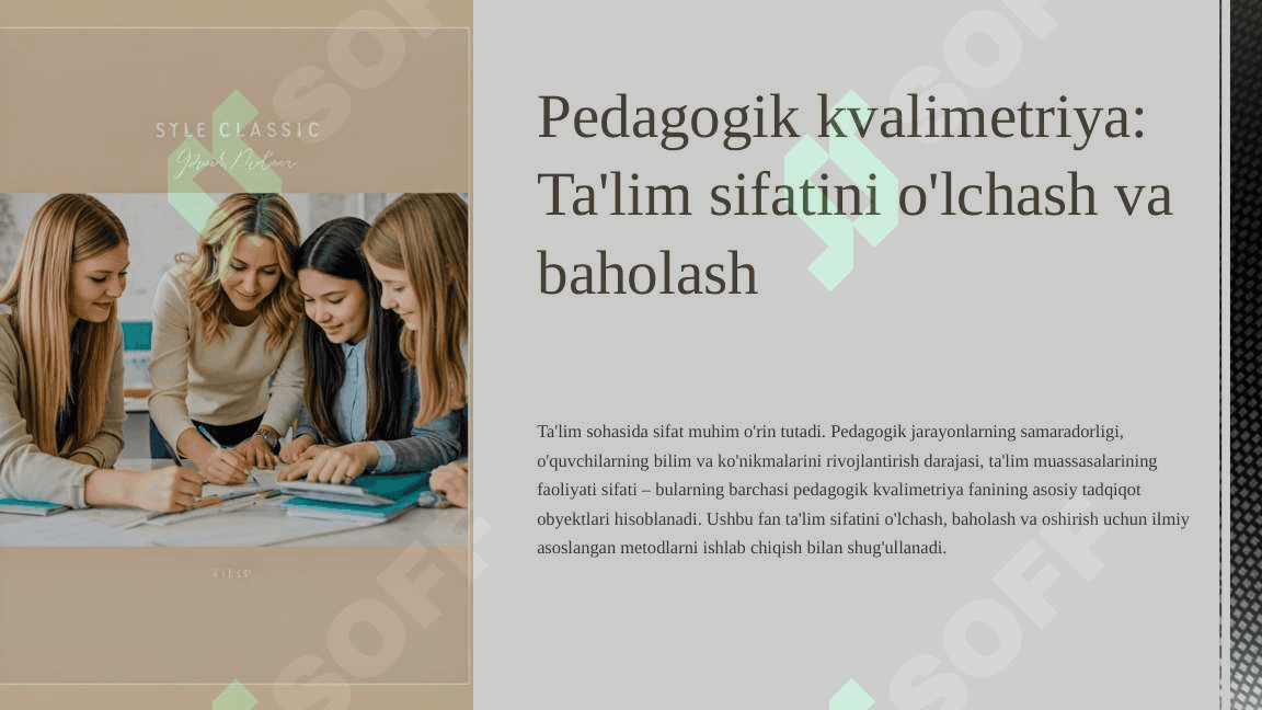 Pedagogik kvalimetriya fanining ilmiy tadqiqot metodlari 3