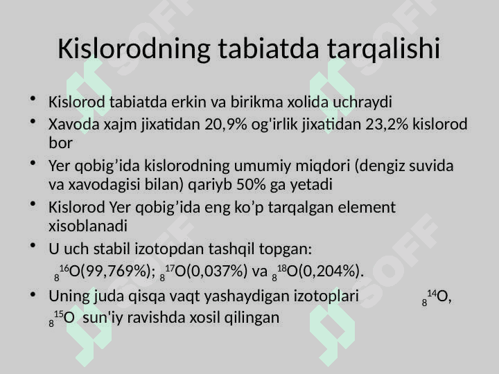 Kislorod 3
