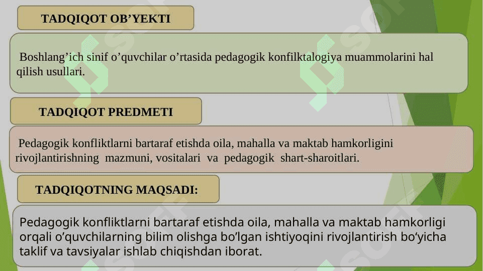 PEDAGOGIK KONFLIKTLARNI BARTARAF ETISHDA OILA, MAHALLA TA’LIM MUASSASASINING HAMKORLIGI 4