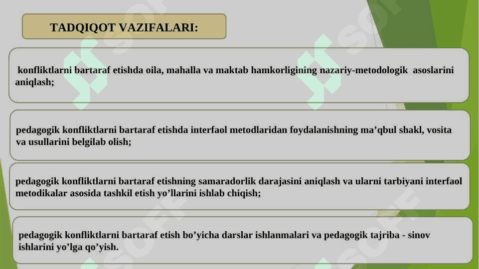 PEDAGOGIK KONFLIKTLARNI BARTARAF ETISHDA OILA, MAHALLA TA’LIM MUASSASASINING HAMKORLIGI 5