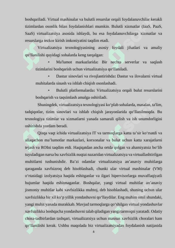 Kompyuter tizimlarida virtualizatsiya texnologiyalar 6
