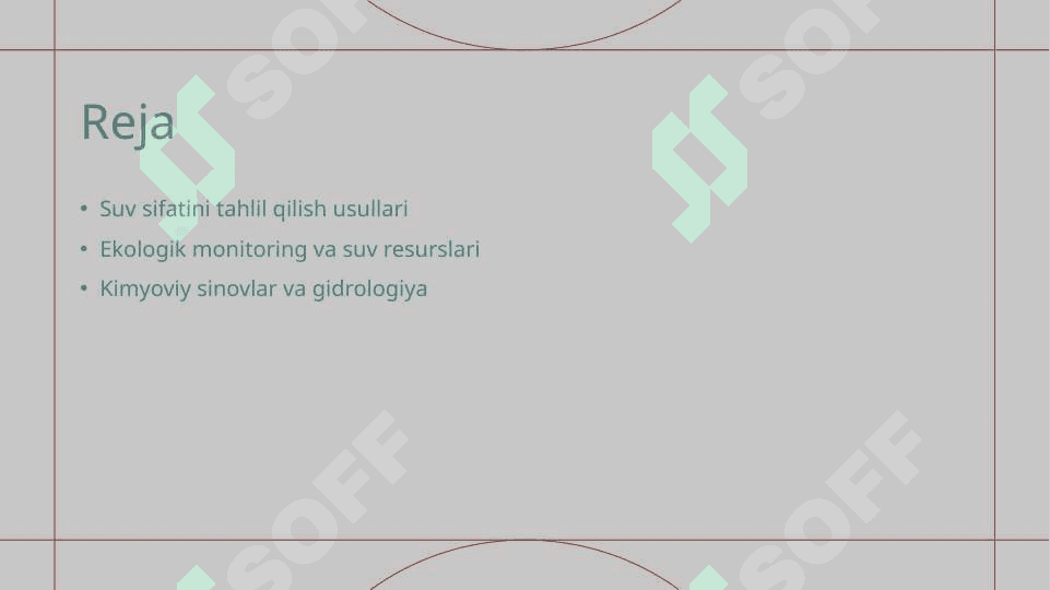 Suvlarni tahlil qilish usullari 2
