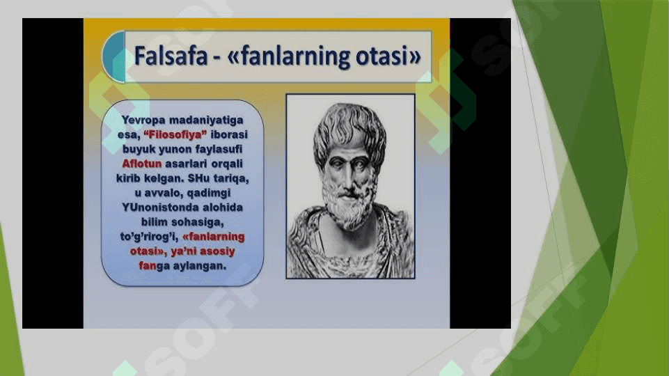 Falsafaning mohiyati va jamiyat taraqqiyotidagi o’rni 4