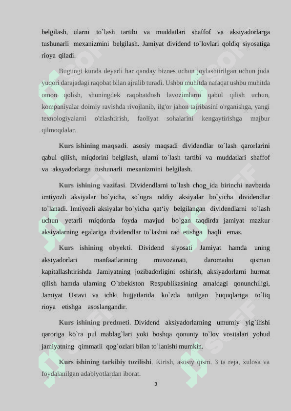 DIVIDENT SIYOSATINING KORXONALAR INVESTITSION JOZIBADORLIGIGA TA`SIRI 3