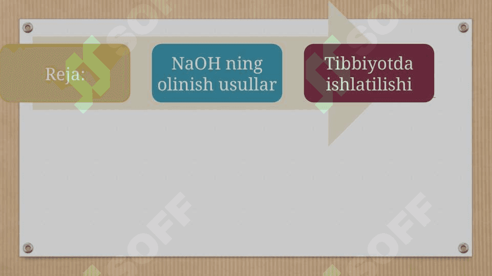 Natriy gidroksidning sanoatda olish usullari.Ishlatilishi. 2