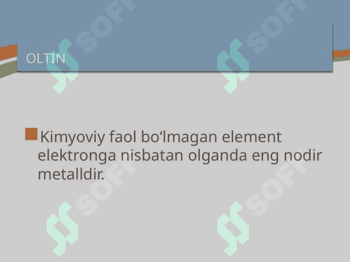 Oltin oksidlari va olinishi. 3