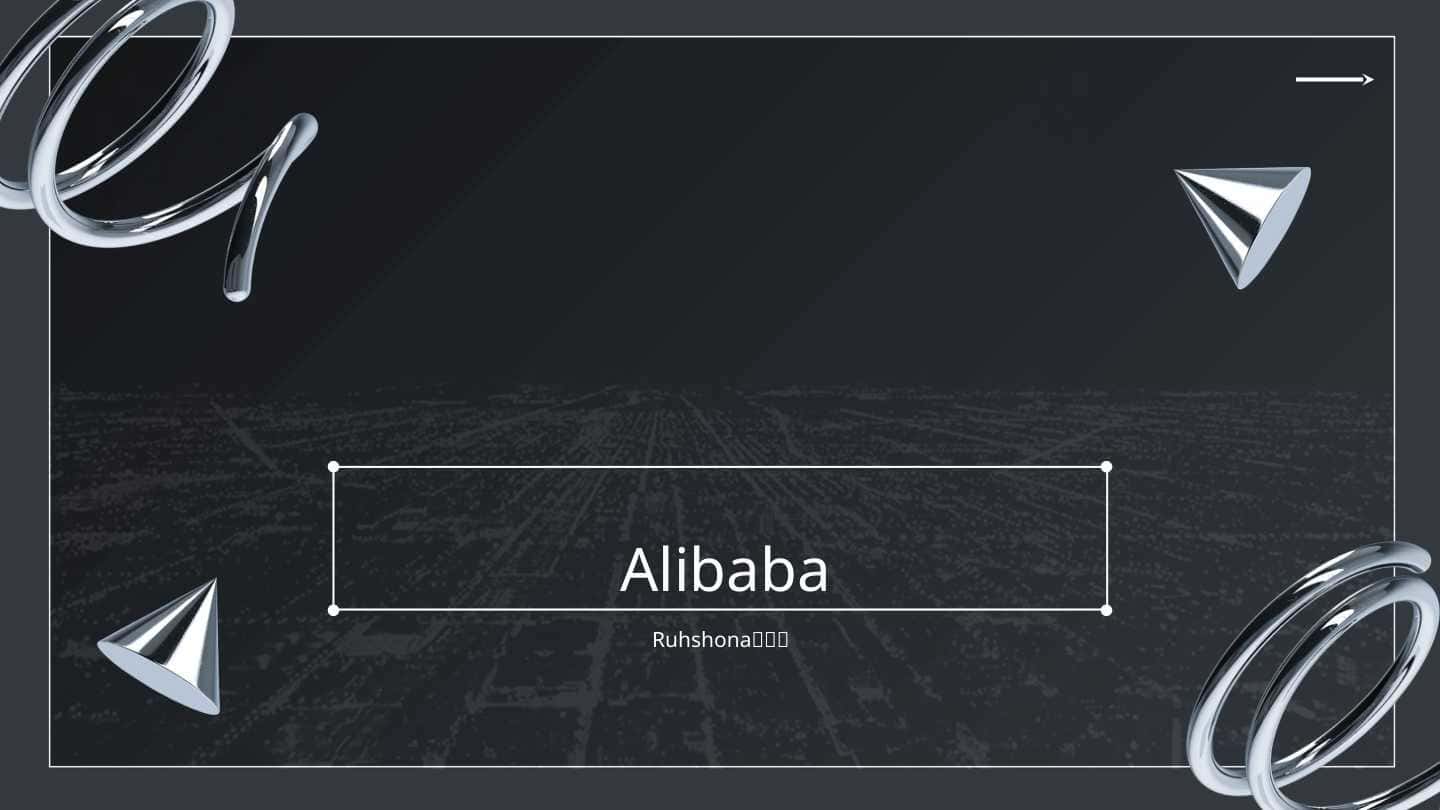 Alibaba.Alibaba biznes modeli va strategiyalari
