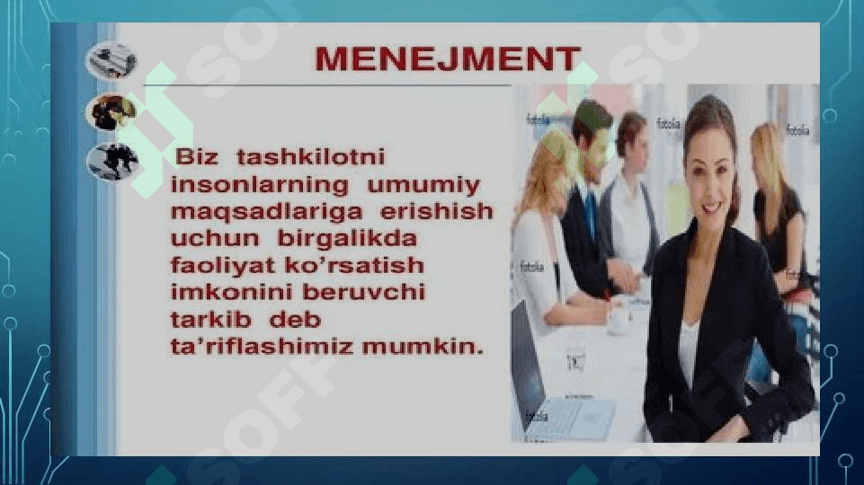 Oʻzbekiston respublikasida menejmentning rivojlanishi 4