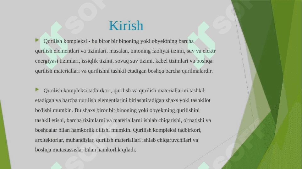 Qurilish kompleksi sohasida tadbirkorlik faoliyatining xususiyatlari 3