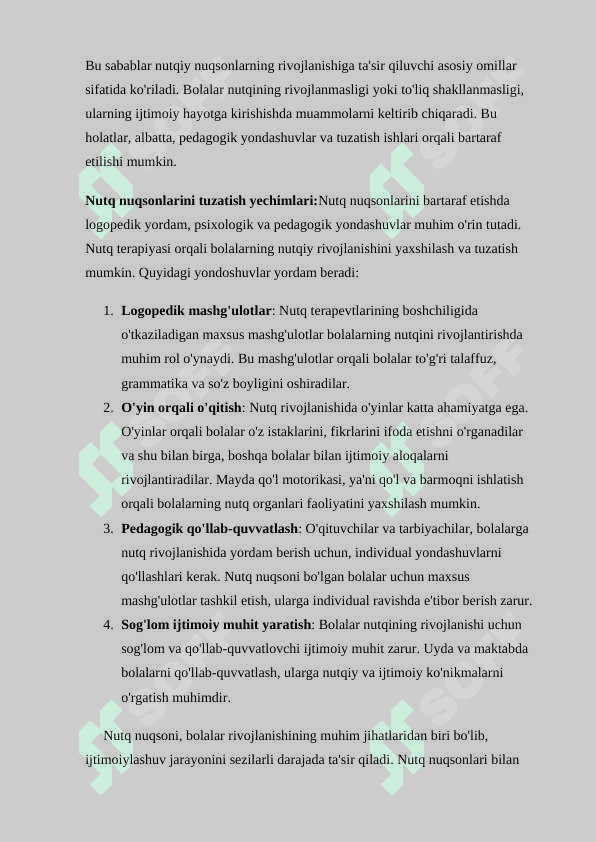 Nutq nuqsoniga ega bolalar ijtimoilashuvi 3