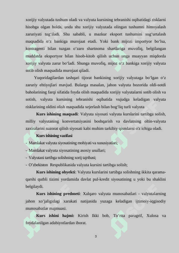 OʻZBEKISTON RESPUBLIKASIDA VALYUTA MUNOSABATLARINI BOSHQARISH 3