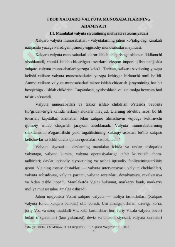 OʻZBEKISTON RESPUBLIKASIDA VALYUTA MUNOSABATLARINI BOSHQARISH 4
