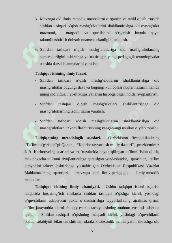 MAKTAB O‘QUVCHILARI NUTQINI O‘STIRISHDA BADIIY MATNLARDAN FOYDALANISH 5