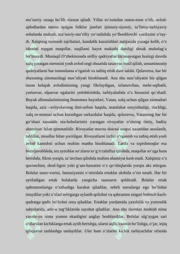 O’qish darslarida topishmoqlarni o’rganish uslubiyati 8