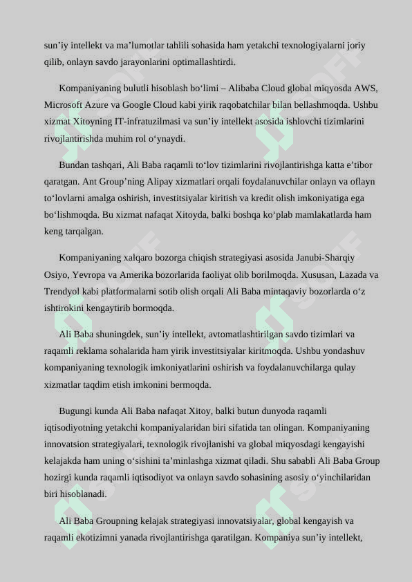 Ali Baba raqamli iqtisodiyotida global elektron tijorat lideri sifatida 4