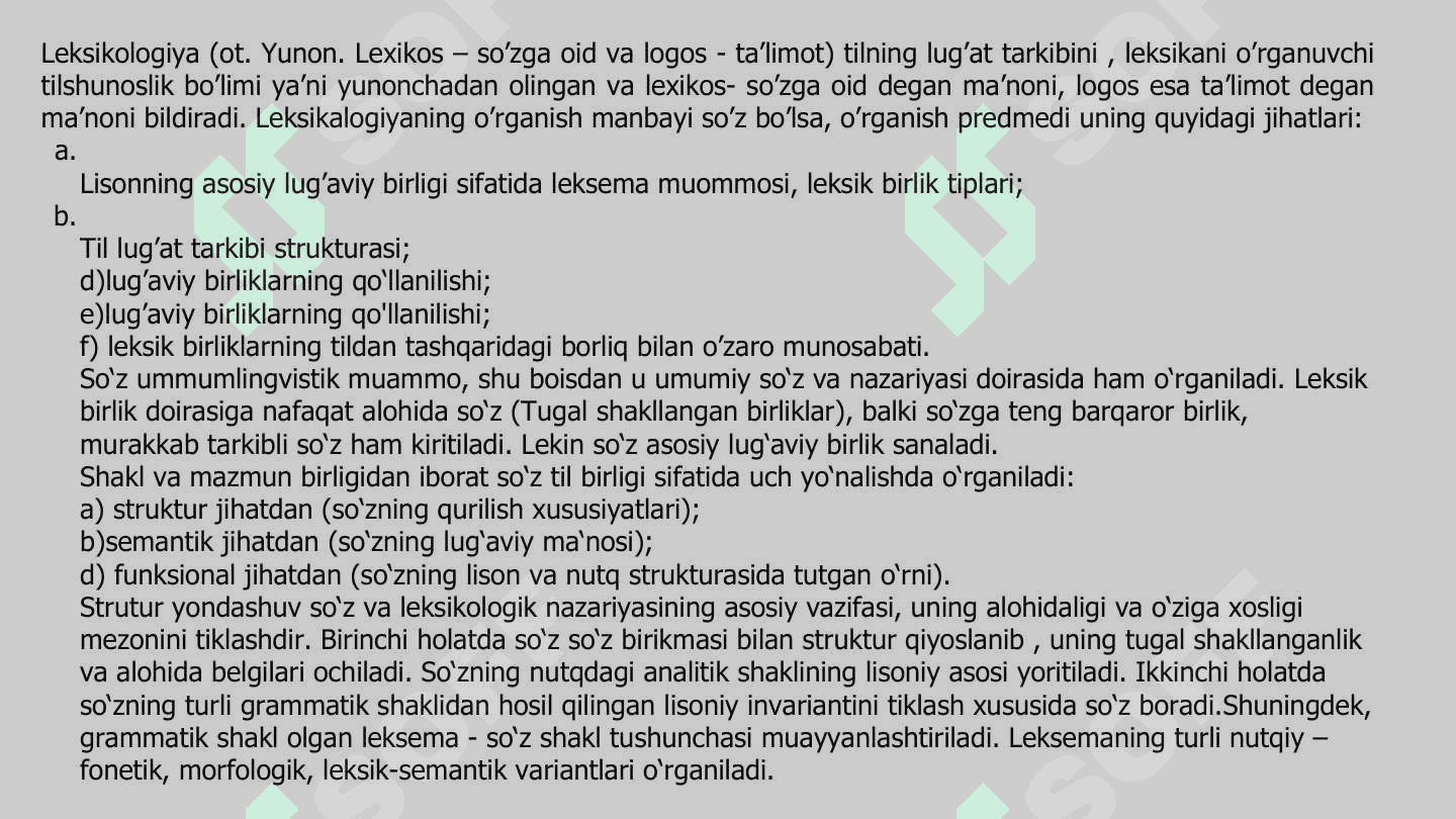 So‘z va ma‘no munosabati 3