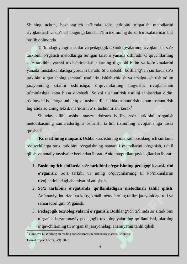Boshlang‘ich sinflarda so‘z tarkibini o‘rgatish metodikasi 4