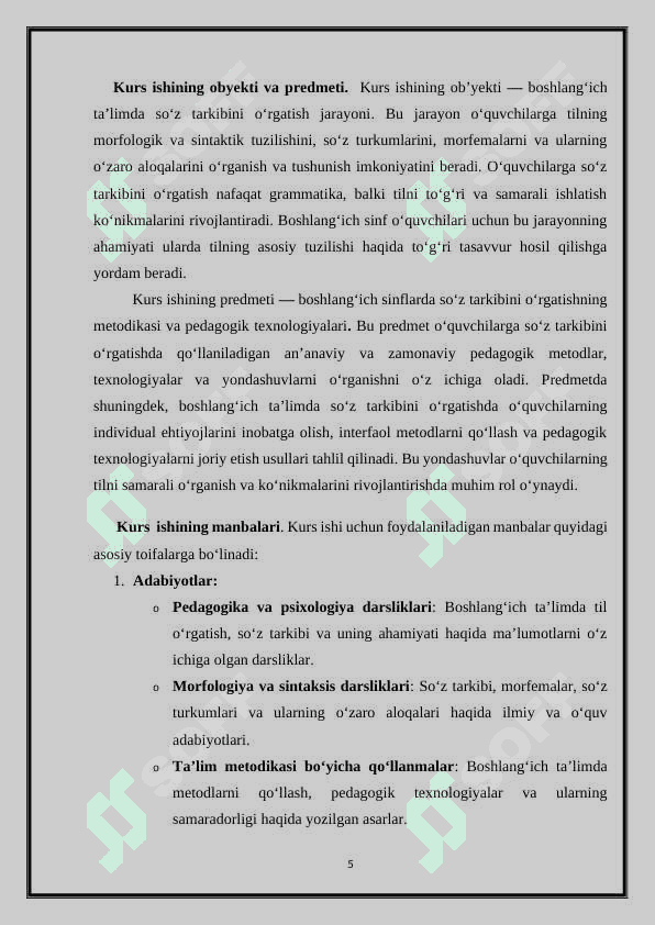 Boshlang‘ich sinflarda so‘z tarkibini o‘rgatish metodikasi 5