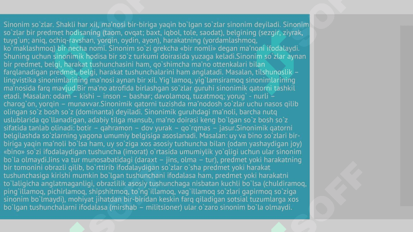 So‘zlarning shakl va ma’no munosabatiga ko‘ra turlari 4