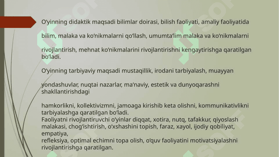 O’yinli texnalogiyalar va ularning funksiyalari 5