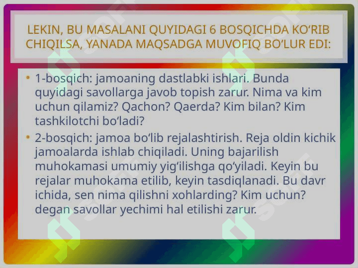 PEDAGOGIK TA’SIRDA Tarbiyachining maHORATI 6