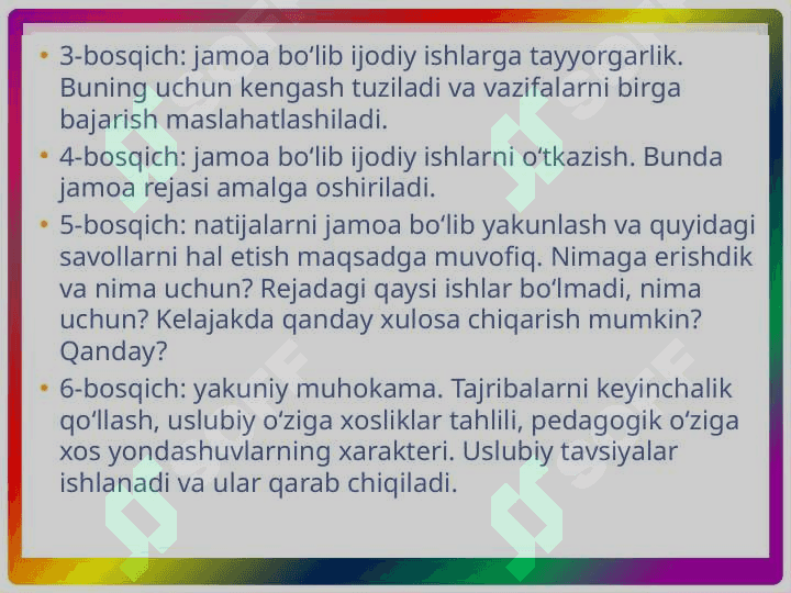 PEDAGOGIK TA’SIRDA Tarbiyachining maHORATI 7