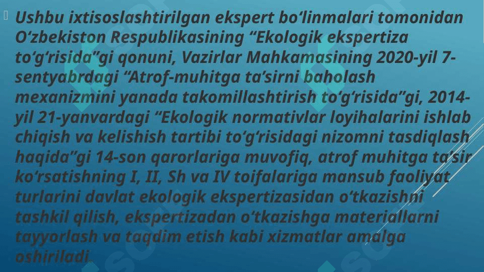 Iqlim o’zgarishi sharoitida tabiatni muhofaza qiluvchi 5