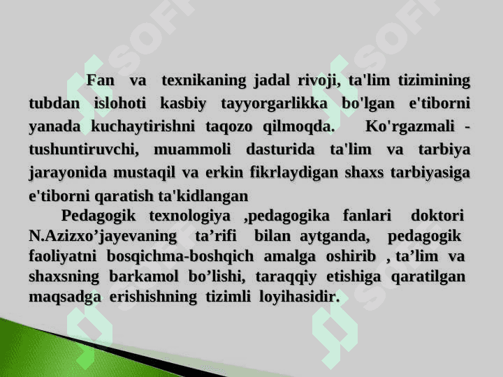 TA'LIM TEXNOLOGIYASI DOLZARBLIGI 2