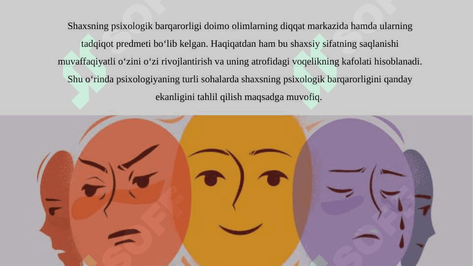 Shaxsning psixik barqarorligi 7