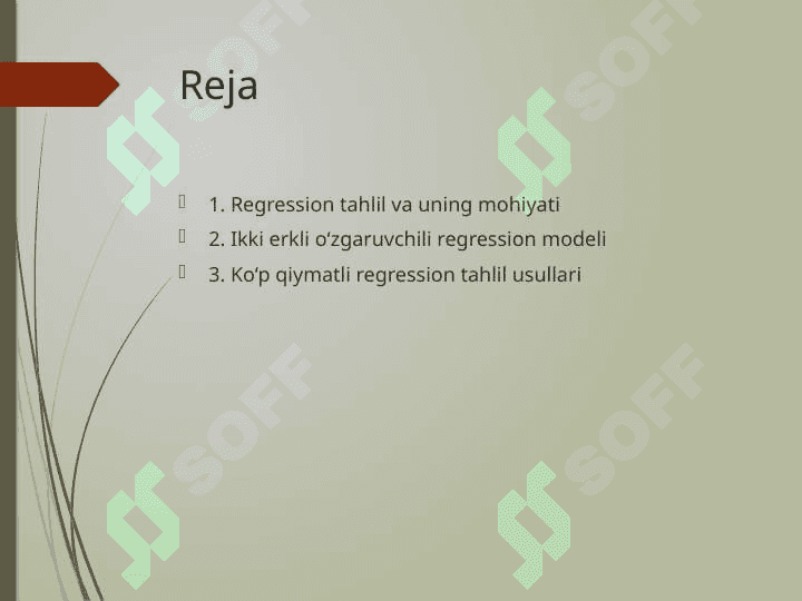 Ikki erkli oʻzgaruvchili koʻp qiymatli regression tahlil 2