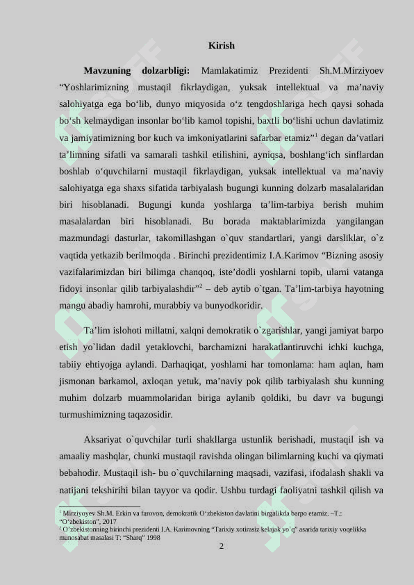 O’quvchilarning mustaqil ijodiy ishlarini tashkil etish 2