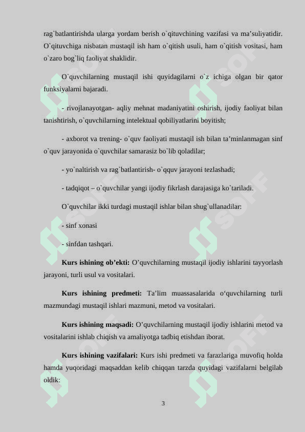 O’quvchilarning mustaqil ijodiy ishlarini tashkil etish 3