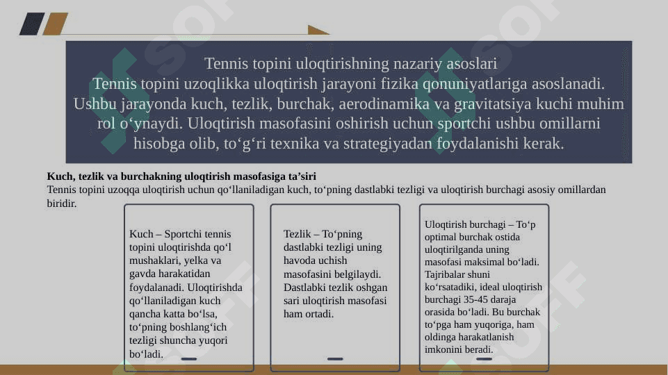 Tennis topini uzoqlikka uloqtirish 4