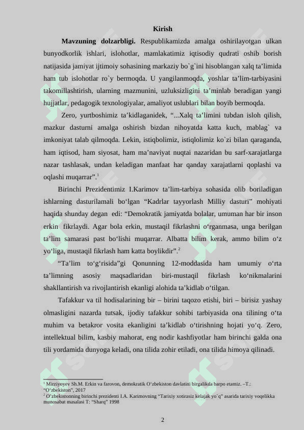Ona tili darslarida matn ustida ishlash 2