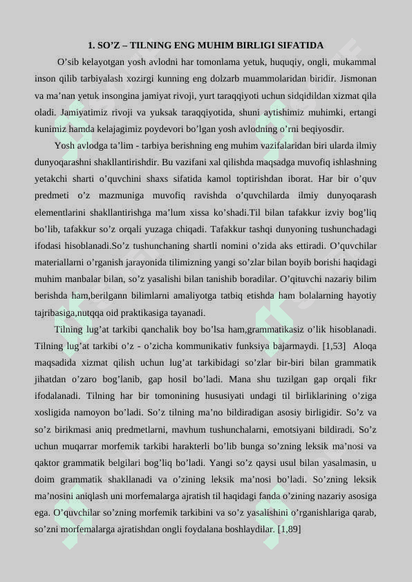 “MONOSEMIYA, POLISEMIYA, GIPERONIMIYA VA GIPONIMIYA MUAMMOLARI’’ K.doc 3