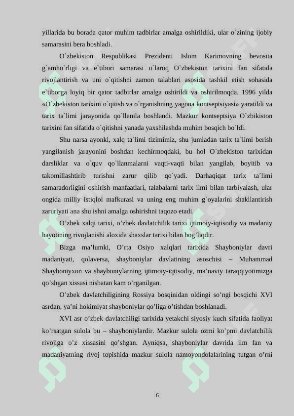 “Muhammad Shayboniyxon tomonidan Movarounnahrning zabt yetilishi” mavzusini O’zbekiston tarixi darslarida o’quvchilarga o’rgatish usullari K.doc 6