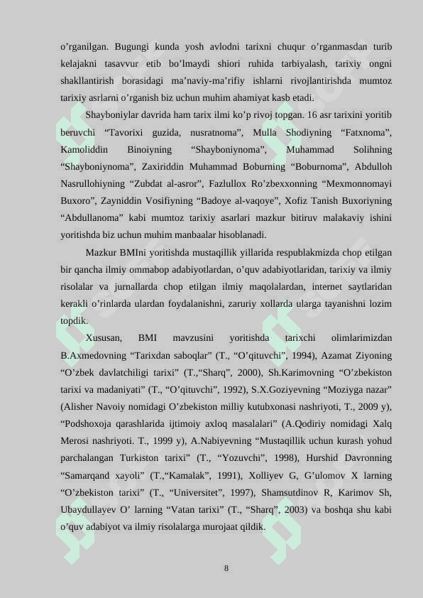 “Muhammad Shayboniyxon tomonidan Movarounnahrning zabt yetilishi” mavzusini O’zbekiston tarixi darslarida o’quvchilarga o’rgatish usullari K.doc 8